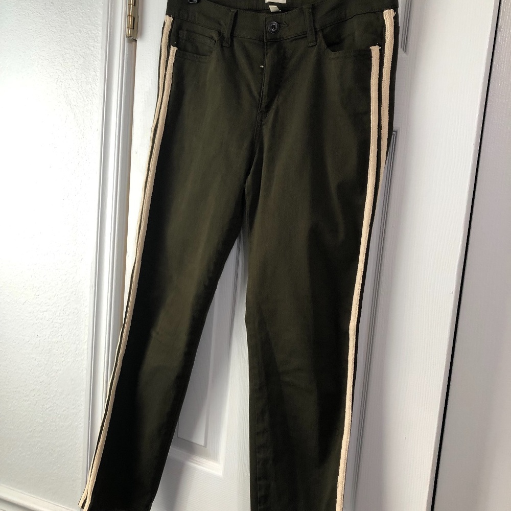 Sneak Peek Military Green Jeans